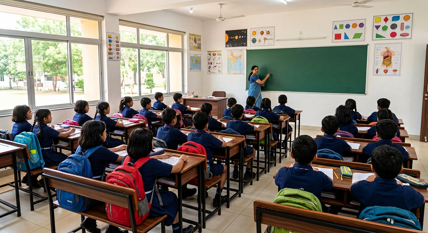 Students participating in a classroom session at C.S. Science Academy